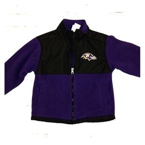 Kids XS Baltimore Ravens fleece jacket